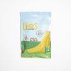 Bolsa doypack de plátano liofilizado Líos de Plátanos de Integrana, expertos en fruta liofilizada.